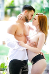 Young RedHead lady Ella Hughes set Plan A!