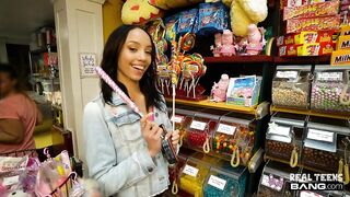 Alexis Tae Sucks On A Lollipop & His Big Dick Before Riding It