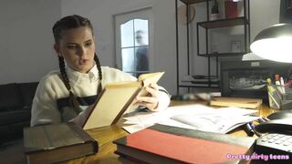 Curvy College Student caught by Professor