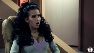 April O'Neil and Rocco Reed in Star Trek