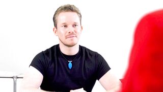 Blowjob bunny receives hot load