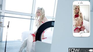 Blonde Slut Rough Sex With Ahegao Face