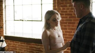 Petite Blonde Horny For Stepdad